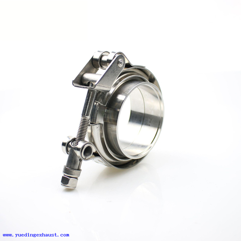 الإصدار السريع V band Clamp & Flange Turbo Exhaust down Pipe الفولاذ المقاوم للصدأ