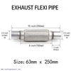 63mm x 250mm العادم المرنة الأنابيب المرنة المشتركة إصلاح أنبوب مرن