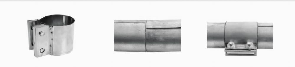 مشبك شريط مشترك بعقب العادم للاتصال OD إلى OD