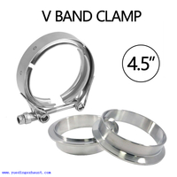 4.5 بوصة ID V-Band Clamp with Flange Kit ، الفولاذ المقاوم للصدأ