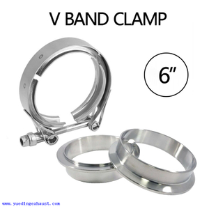 6 'V-Band Clamp الفولاذ المقاوم للصدأ 6 بوصة VBand T-Bolt 