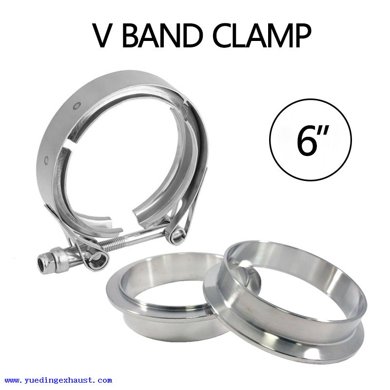 6 'V-Band Clamp الفولاذ المقاوم للصدأ 6 بوصة VBand T-Bolt 