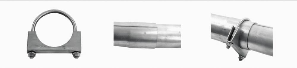 مشبك السرج التقليدي للعادم لتوصيل الأنابيب الملائمة للانزلاق