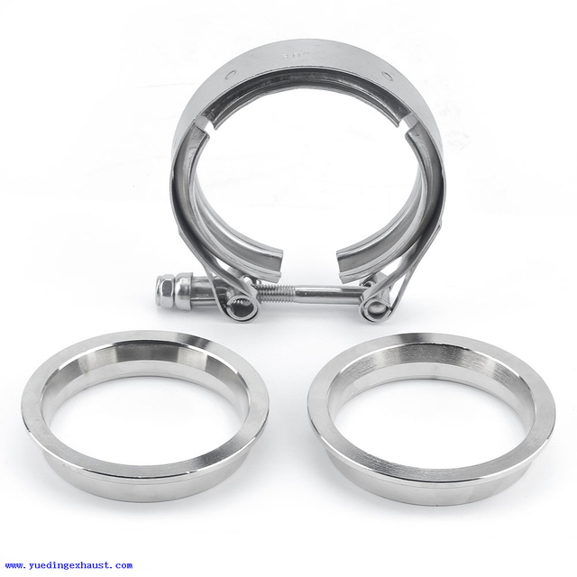 T-Bolt V Band Clamp مع شفة