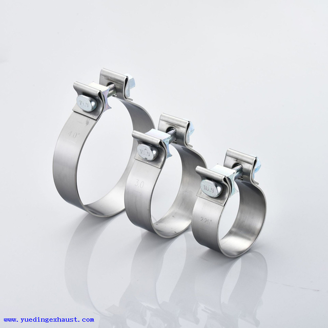 409SS 304SS ACCEAL NARROW BAND العادم المشبك O Clamp Clamp العادم العادم