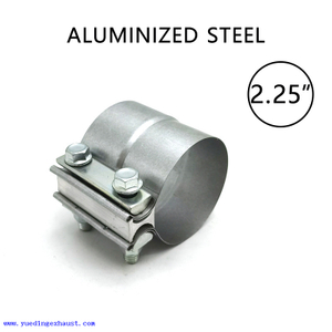 2.25 'مشبك شريط عادم الوصلة - فولاذ مطلي بالألمنيوم لـ 2.25 ' OD إلى 2.25 '
