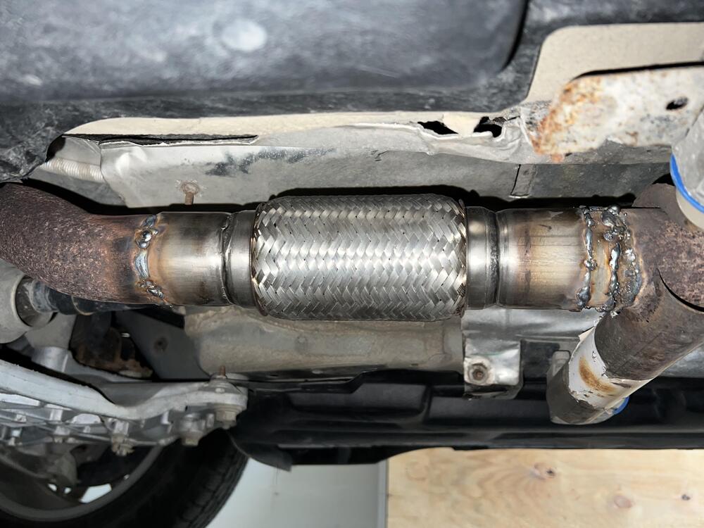 تخطيط تثبيت أنبوب العادم المرن