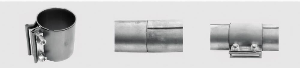 مشبك مقرنة العادم للاتصال المشترك بعقب غير القابل للصدأ