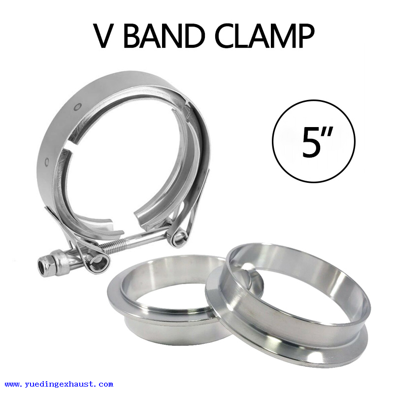 V Band Clamp Flange Assembly لأنابيب العادم OD 5 بوصة