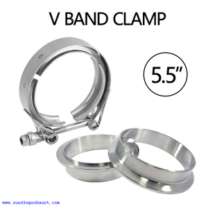 5.5 'V Band Clamp & Interlocking Flange Set