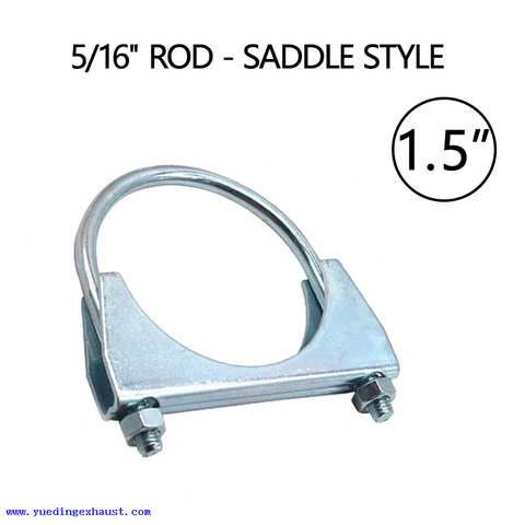 1.5 'العادم U-Bolt Clamp Round Bolt Double Saddle Exhaust Clamp 1 1/2 '