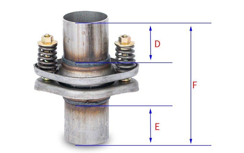 حجم وصلة العادم الكروية