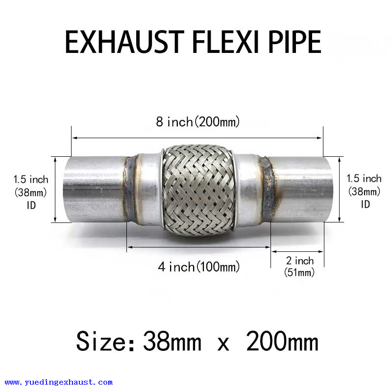 1.5 × 8 بوصة إصلاح الأنابيب المرنة العادم أنبوب مرن