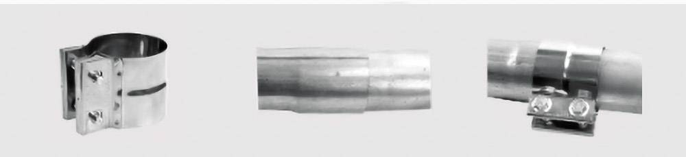 مشبك شريط عادم مفصل من أجل توصيل الأنابيب الملائمة للانزلاق