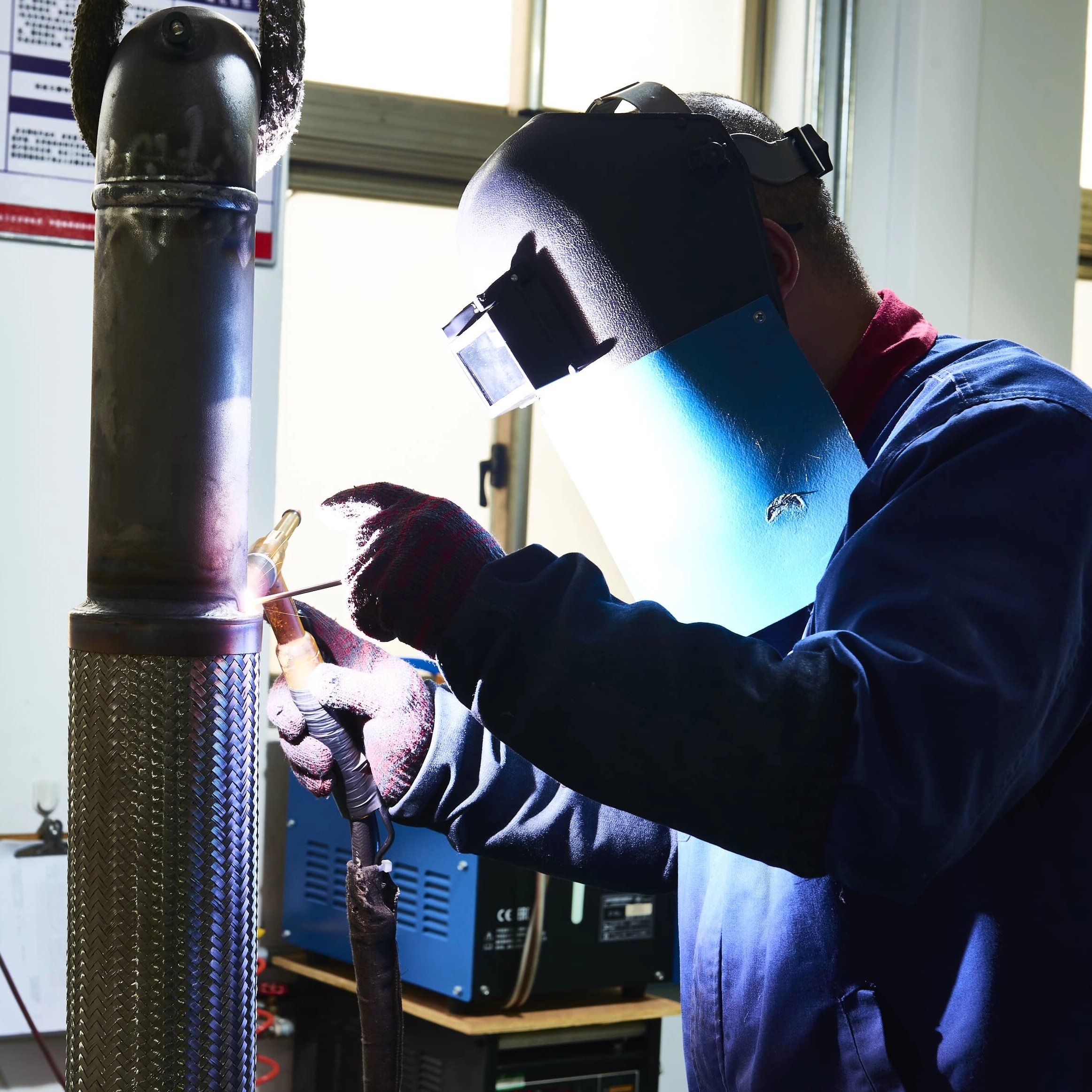 منفاخ مقوى مخصص من الفولاذ المقاوم للصدأ