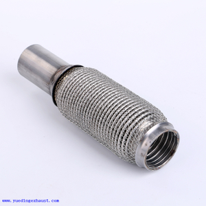 الصين 304 SS العادم الأنابيب المرنة مع تغطية شبكة - أنبوب العادم الصين ، مفصل مرن مغطى شبكة